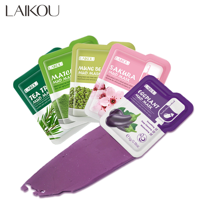 Tea Tree Spot Treatment - LAIKOU 5 Chiếc Mặt Nạ Bùn