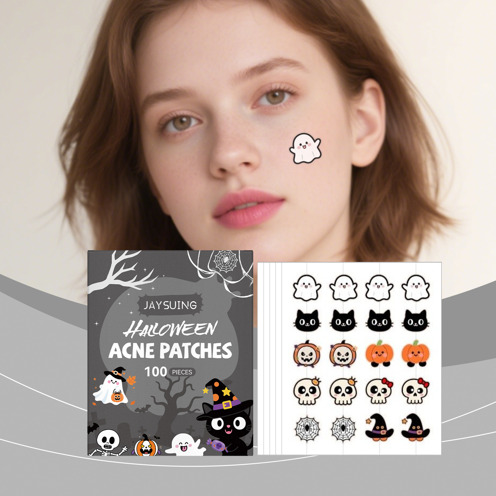 Halloween Acne Patches,100pcs  - đánh giá và giá Tea Tree Spot Treatment