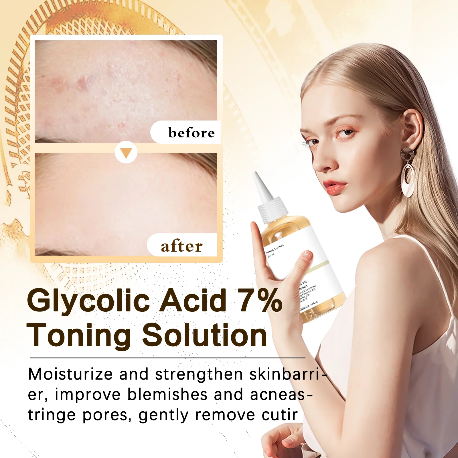 7% Glycolic Acid Toning Soluti - đánh giá và giá Lactic Acid Toner