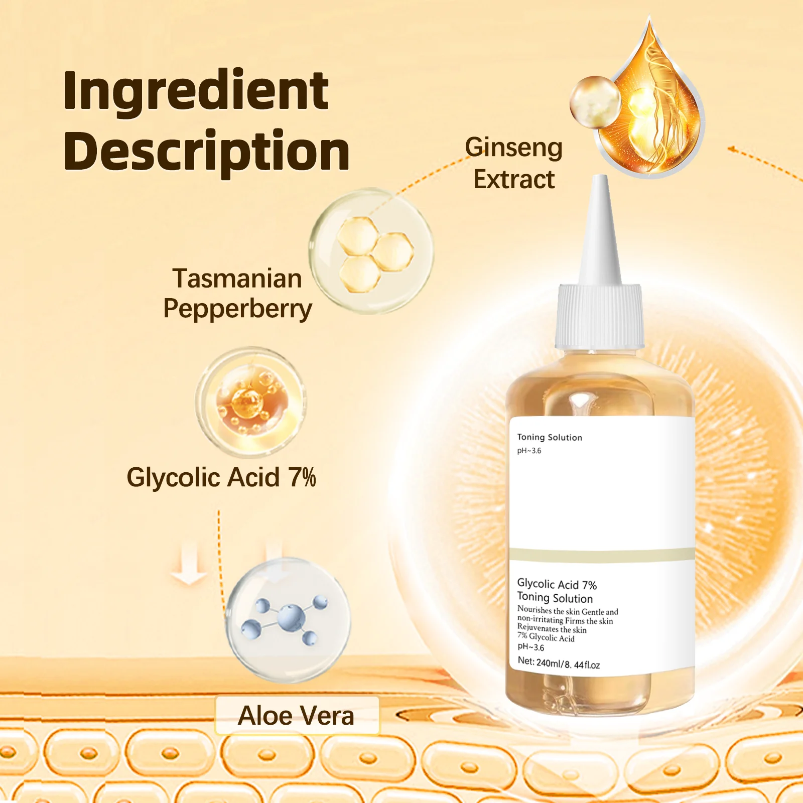 7% Glycolic Acid Toning Soluti - đánh giá và giá Lactic Acid Toner