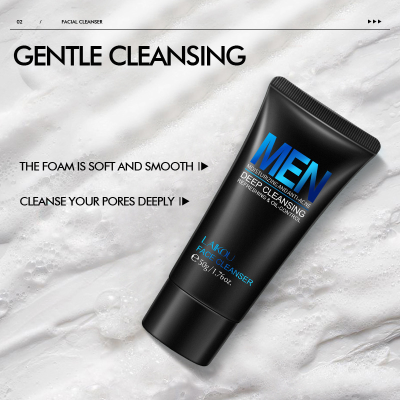 LAIKOU Men Facial Cleanser Fac - đánh giá và giá Salicylic Acid Cleanser