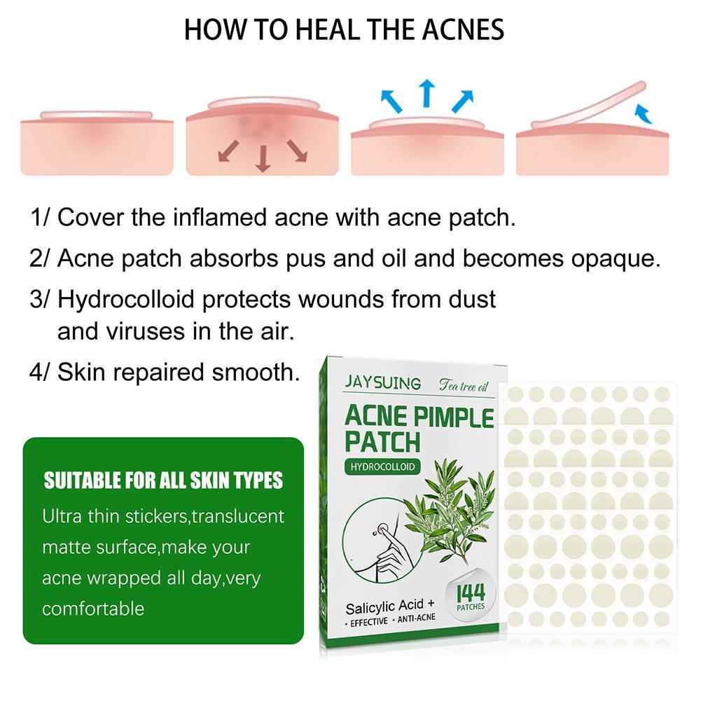Tea Tree Oil Acne Patch 144Pcs - đánh giá và giá Tea Tree Spot Treatment