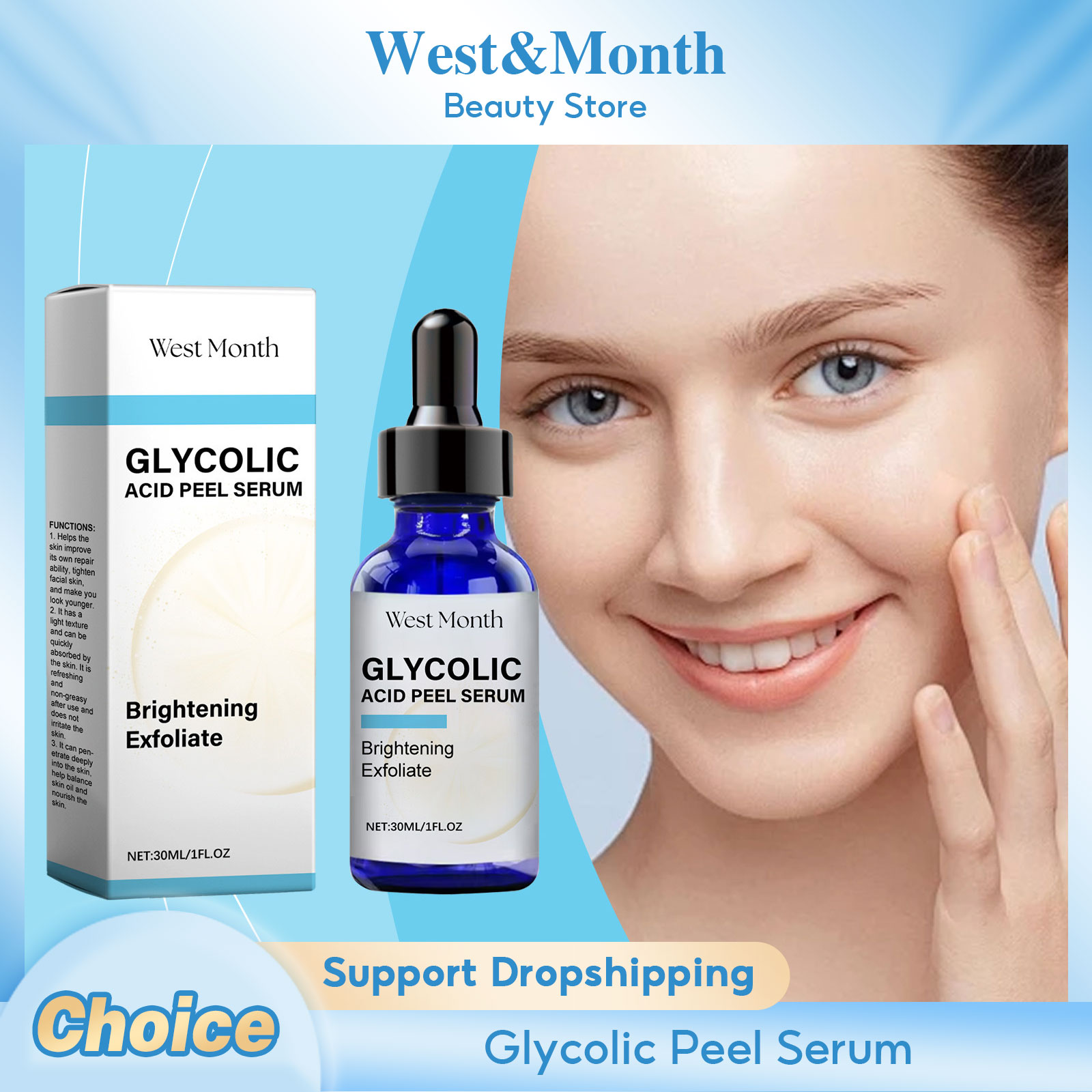 Glycolic Acid Peel Serum Exfol - đánh giá và giá Lactic Acid Toner