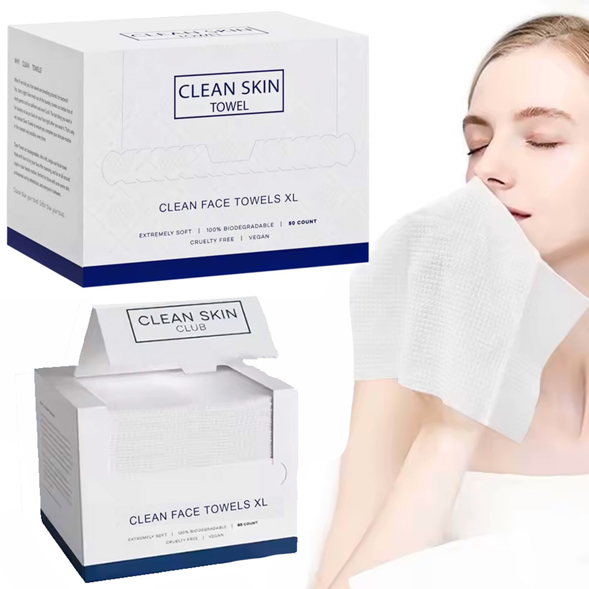 50Pcs/Box Disposable Face Towe - đánh giá và giá Xl Skincare