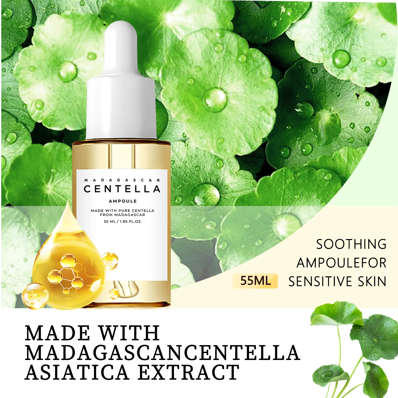 Madagascar Centella Ampoule 55 - đánh giá và giá Centella Asiatica Toner