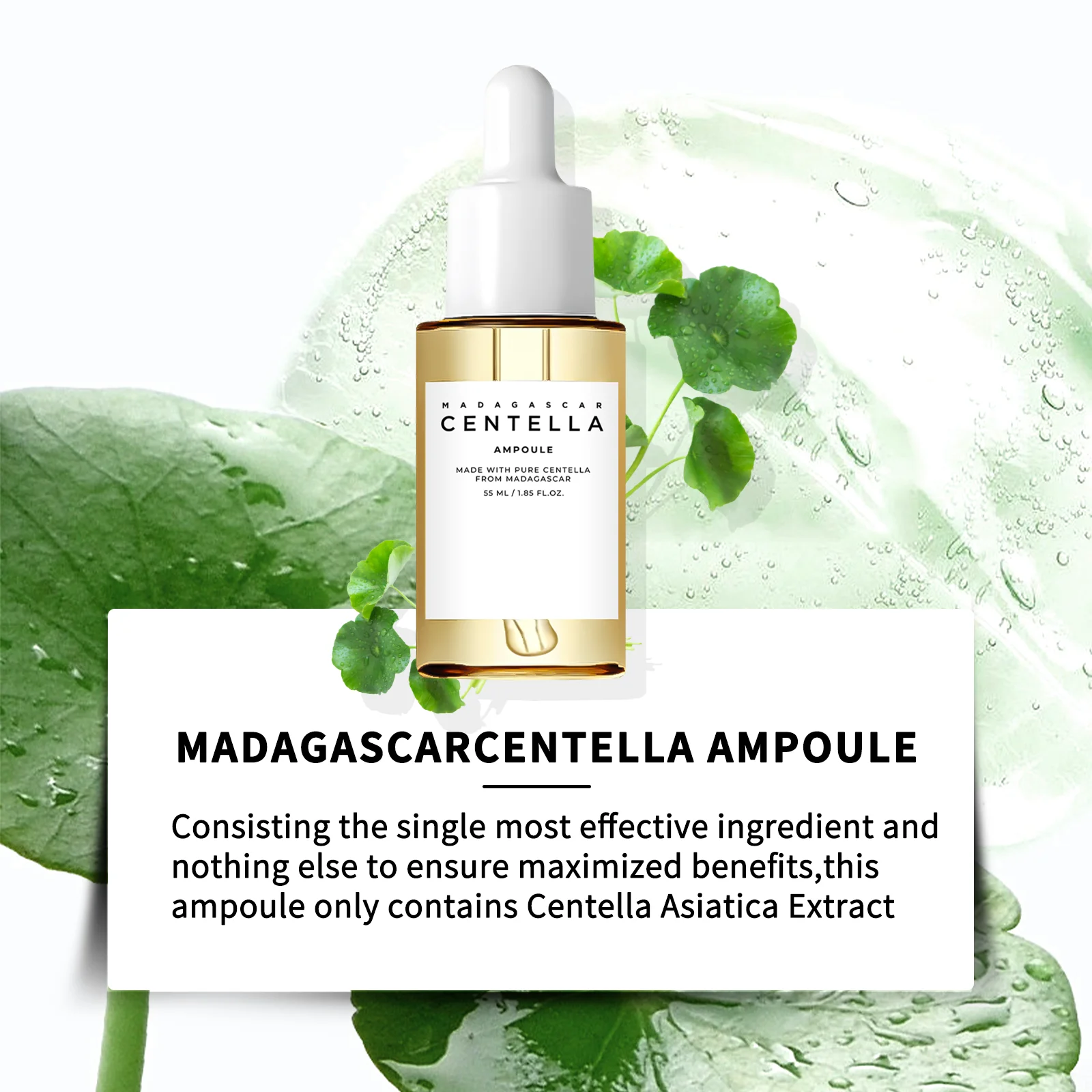 Madagascar Centella Ampoule 55 - đánh giá và giá Centella Asiatica Toner