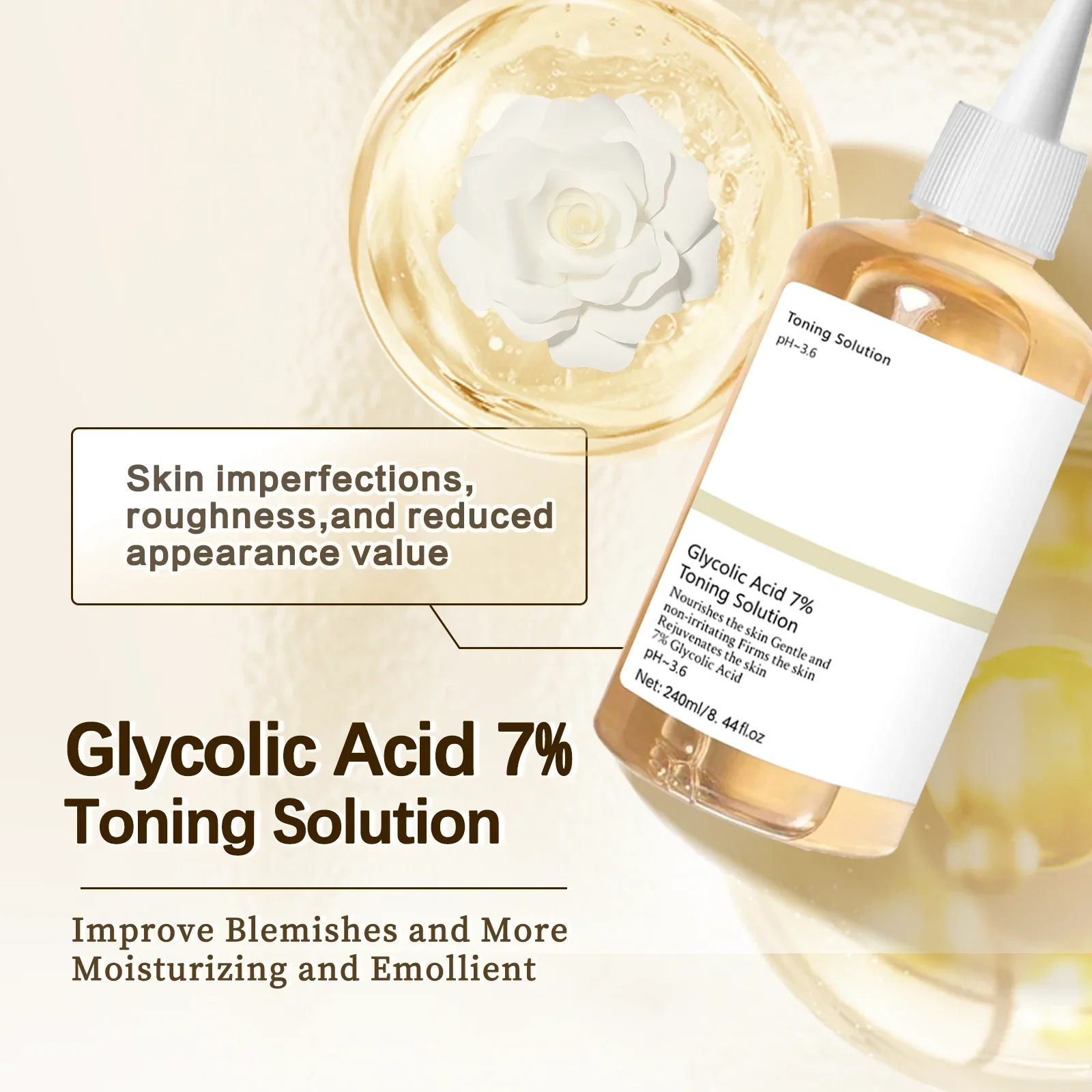 Glycolic Acid 7% Percent Tonin - đánh giá và giá Lactic Acid Toner