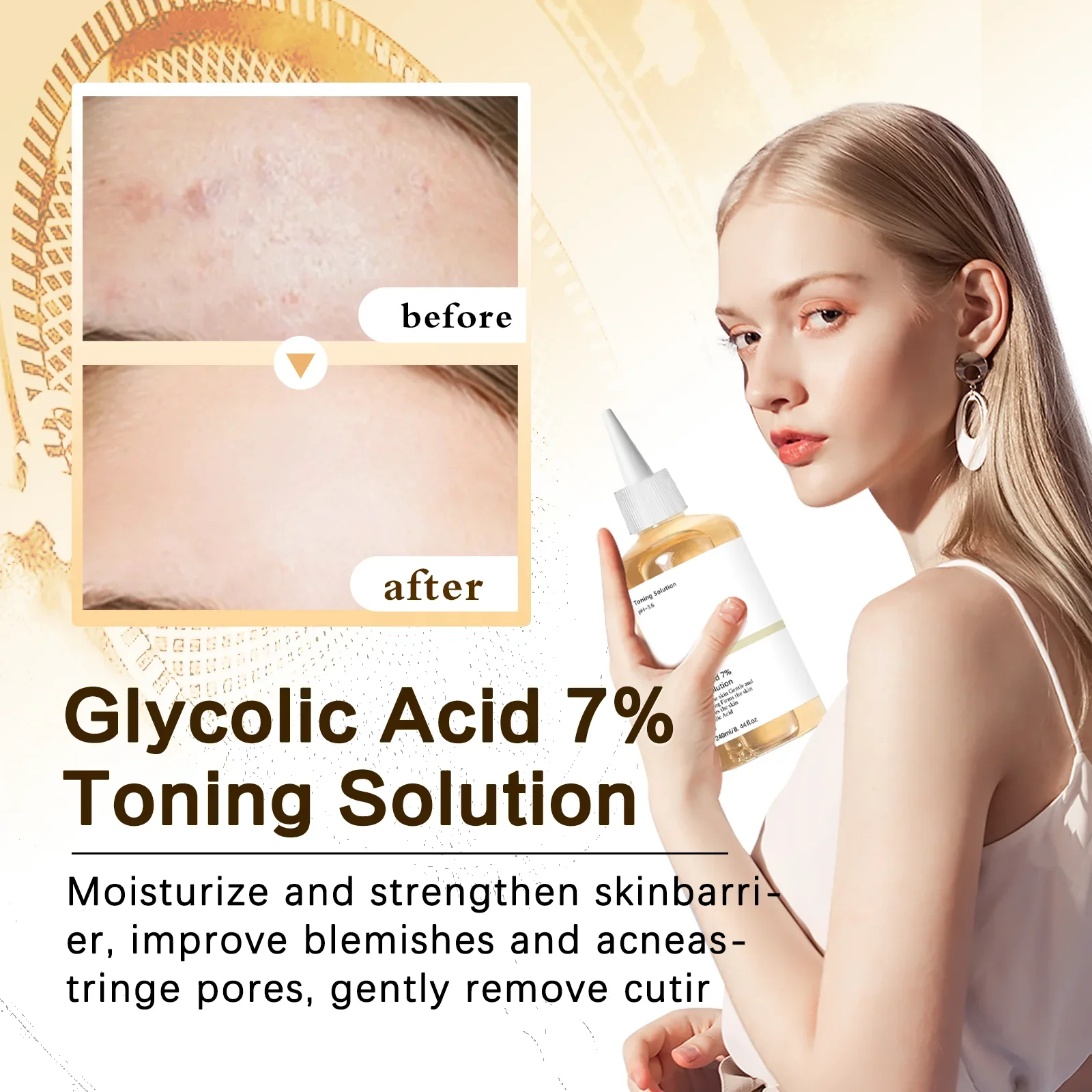 Glycolic Acid 7% Percent Tonin - đánh giá và giá Lactic Acid Toner
