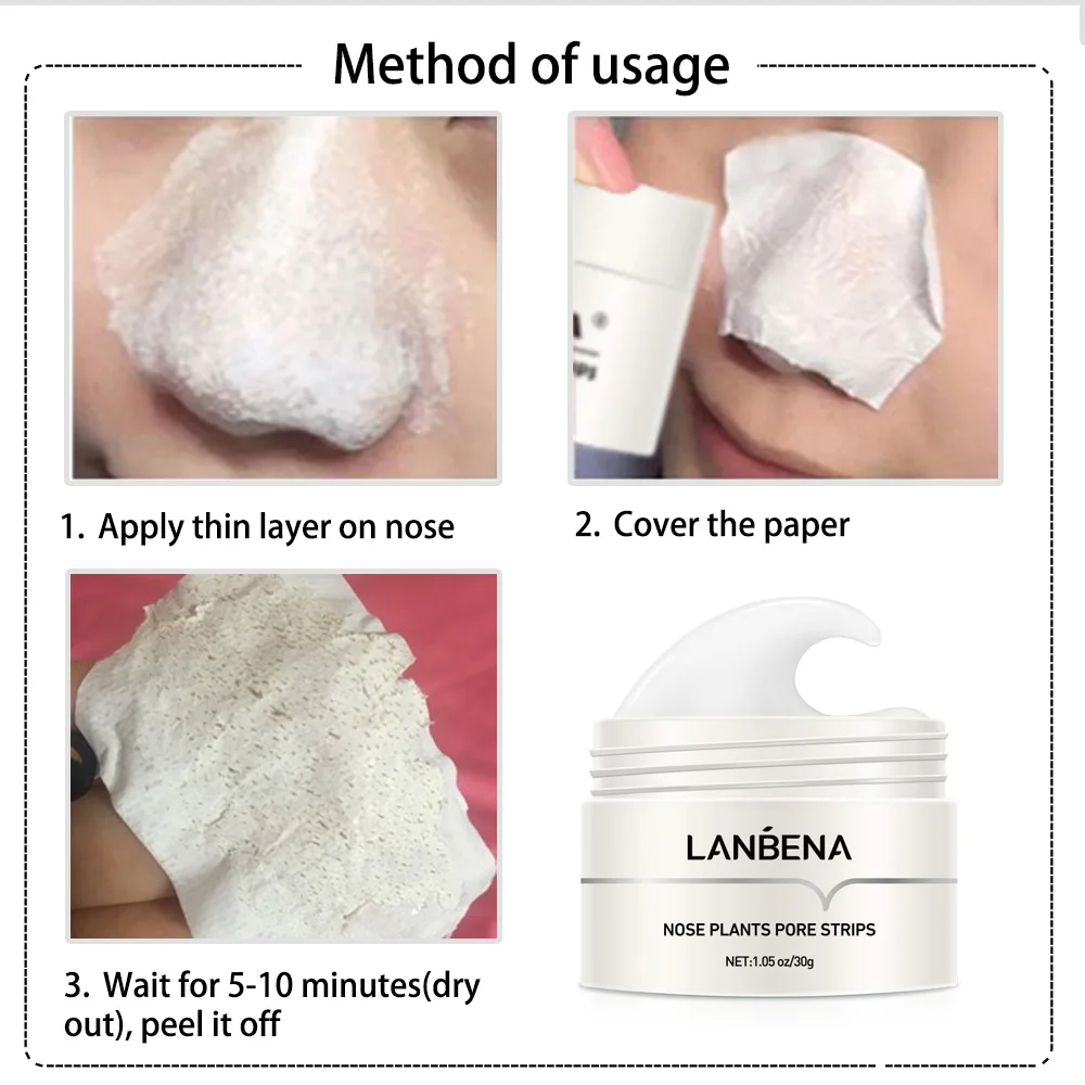 LANBENA Face Mask Blackhead Re - đánh giá và giá Lactic Acid Toner